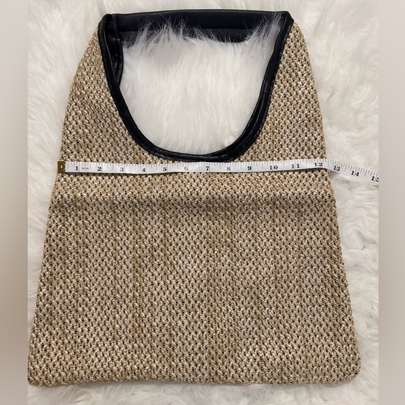 NWOT Elegant Light-Tan and Black Women's Tote Bag - Picture 6 of 7